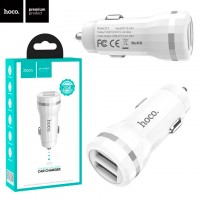 Автомобильное зарядное устройство Hoco Z27 2USB 2.4A white