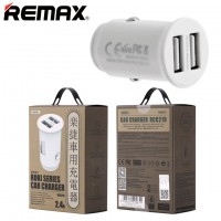 Автомобильное зарядное устройство Remax RCC219 2USB 4.8А white