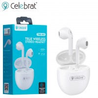 Bluetooth наушники с микрофоном Celebrat TWS-W3 белые