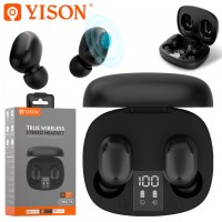 Bluetooth наушники с микрофоном Yison TWS-T4 черные