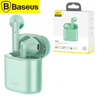 Bluetooth наушники с микрофоном Baseus Encok NGW09 TWS бирюзовые