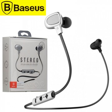 Bluetooth наушники с микрофоном Baseus Seal B15 NGB15 черно-серебристые в Одессе