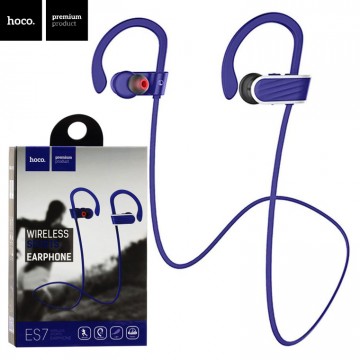 Bluetooth наушники с микрофоном Hoco ES7 синие в Одессе