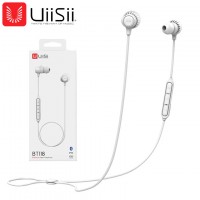 Bluetooth наушники с микрофоном UiiSii BT118 белые