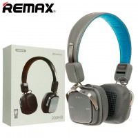 Bluetooth наушники с микрофоном Remax RB-200HB серо-синие