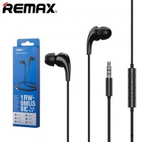 Наушники с микрофоном Remax RW-108 черные