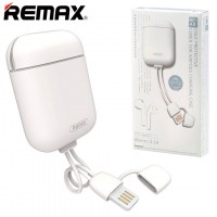 Чехол-зарядка Remax RC-A6 для наушников Apple AirPods белый