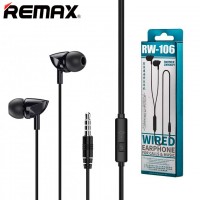 Наушники с микрофоном Remax RW-106 черные