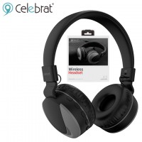 Bluetooth наушники с микрофоном Celebrat A9 черно-серые