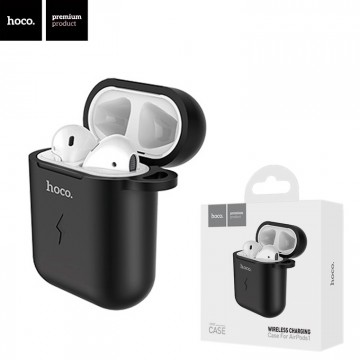 Беспроводной зарядный чехол Hoco CW22 для AirPods 1 черный в Одессе