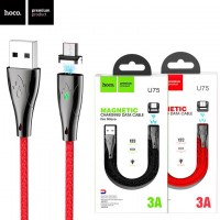 USB кабель Hoco U75 Blaze magnetic micro USB 1.2m красный