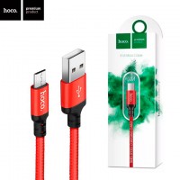 USB кабель Hoco X14 Times micro USB 1m красный