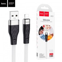 USB кабель Hoco X53 Angel Lightning 1m белый