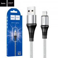 USB кабель Hoco X50 Excellent Lightning 1m серый