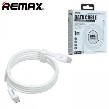 USB кабель Remax PD RC-175c Type-C-Type-C белый в Одессе