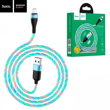 USB кабель Hoco U85 Charming Night Lightning 1m синий в Одессе