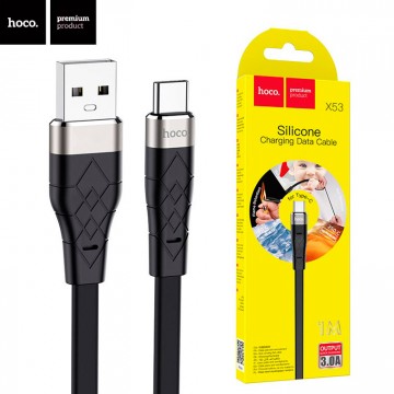 USB кабель Hoco X53 Angel Type-C 1m черный в Одессе