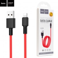 USB кабель Hoco X29 Superior Lightning 1m красный