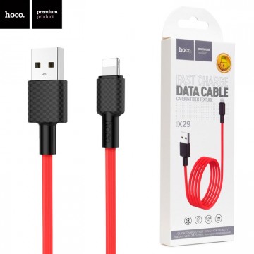 USB кабель Hoco X29 Superior Lightning 1m красный в Одессе