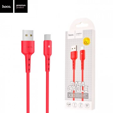 USB кабель Hoco X30 Star Type-C 1m красный в Одессе