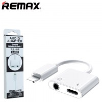 Переходник Remax RL-LA07 Lightning-3.5 AUX белый