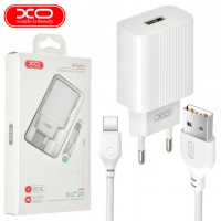 Сетевое зарядное устройство XO L53 1USB 2A Type-C white