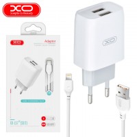 Сетевое зарядное устройство XO L57 2USB 2.4A Lightning white