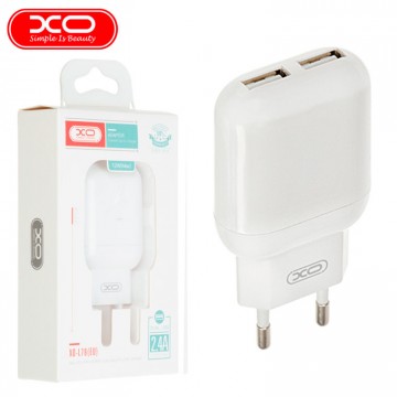 Сетевое зарядное устройство XO L78 2USB 2.4A white в Одессе