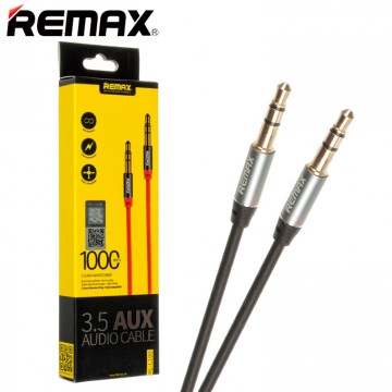 AUX кабель 3.5mm Remax RL-L100 1м черный в Одессе