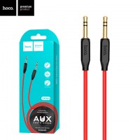 AUX кабель 3.5mm Hoco UPA11 Audio 1м красный
