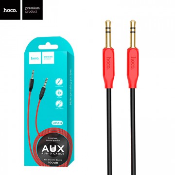 AUX кабель 3.5mm Hoco UPA11 Audio 1м черный в Одессе