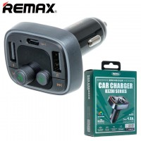 FM модулятор Remax RCC230 2USB 4.8A серый