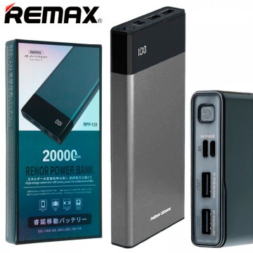 Power Bank Remax Renor RPP-131 20000 mAh серый в Одессе