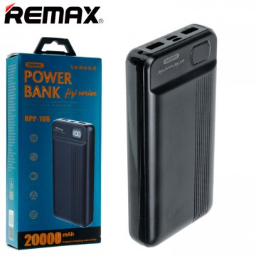 Power Bank Remax Fizi RPP-106 20000 mAh черный в Одессе