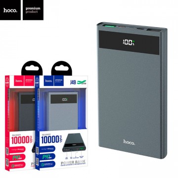Power Bank Hoco J49 Jewel PD+QC3.0 10000 mAh серый в Одессе
