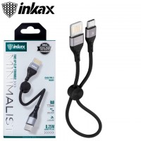 USB кабель inkax CK-95 Type-C 0.25m черный