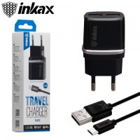 Сетевое зарядное устройство inkax CD-11 micro-USB black