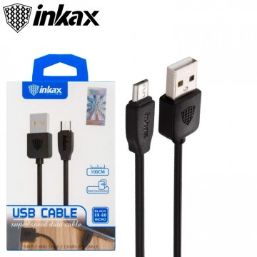 USB кабель inkax CK-60 micro USB черный в Одессе