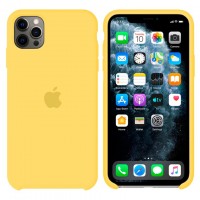 Чехол Silicone Case Original iPhone 12 Pro Max № 4 (Yellow) (N04)