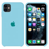 Чехол Silicone Case Original iPhone 11 №59 (Turquoise) (N64)