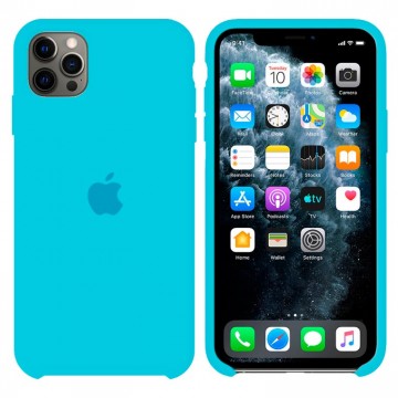 Чехол Silicone Case Original iPhone 12 Pro Max №16 (blue) (N16) в Одессе