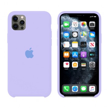 Чехол Silicone Case Original iPhone 12, 12 Pro №41 (Light Purple) (N39) в Одессе