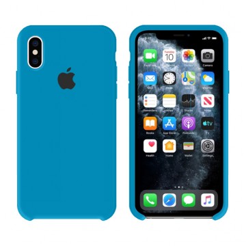 Чехол Silicone Case Original iPhone XS Max №38 (Denim Blue) в Одессе