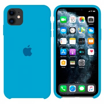 Чехол Silicone Case Original iPhone 12 Mini №24 (Azure blue) (N24) в Одессе