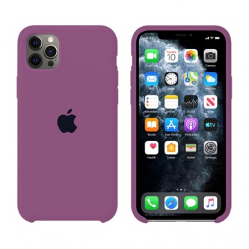 Чехол Silicone Case Original iPhone 12, 12 Pro №45 (Purple) (N43) в Одессе