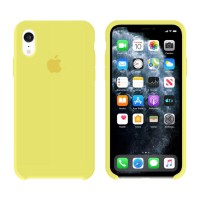 Чехол Silicone Case Original iPhone XR №37 (Lemon yellow)