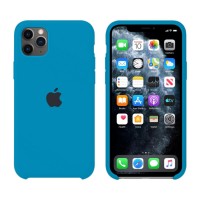 Чехол Silicone Case Original iPhone 11 Pro Max №38 (Denim Blue)