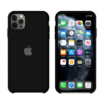 Чехол Silicone Case Original iPhone 12 Pro Max №18 (Black) (N18) в Одессе