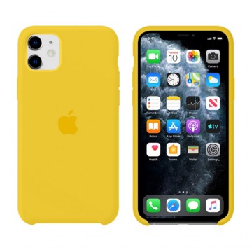 Чехол Silicone Case Original iPhone 12 Mini № 4 (Yellow) (N04) в Одессе