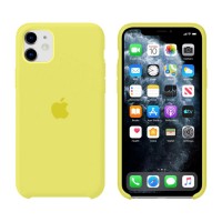 Чехол Silicone Case Original iPhone 12 Mini №37 (Lemon yellow)